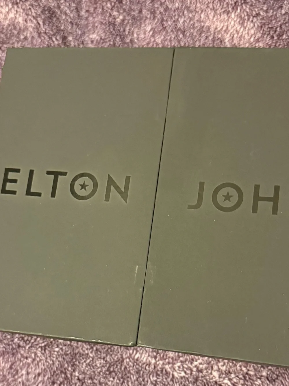 Elton John Signature Sunglasses - Brown with Gold Accents